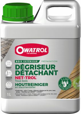 Dégriseur détachant tous bois NET-TROL 1 L OWATROL