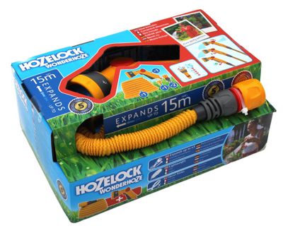 Tuyau extensible 15m avec pistolet multispray HOZELOCK