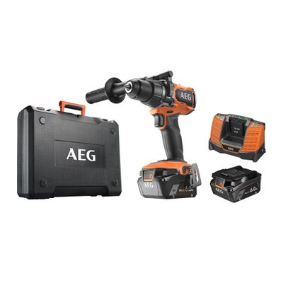Perceuse à percussion 18 V BSB18BL2-602K (Brushless, 2 batteries) - AEG
