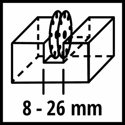 Rainureuse 1320 W diamètre 125 mm TH-MA1300 EINHELL