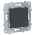 Bouton poussoir anthracite - Unica SCHNEIDER ELECTRIC