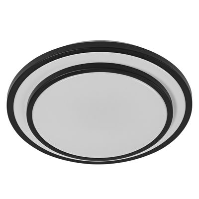 Plafonnier LED Orbis Berlin noir 2000 lumens blanc chaud - LEDVANCE