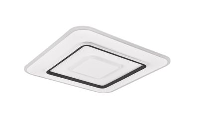 Plafonnier LED 60x60 cm Jora blanc 6400 lumens blanc variable CCT - REALITY