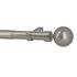 Kit tringle à rideaux extensible en métal de 1.20 à 2.10 m diam 25 à 28 mm Finition Nickel mat- MOBOIS
