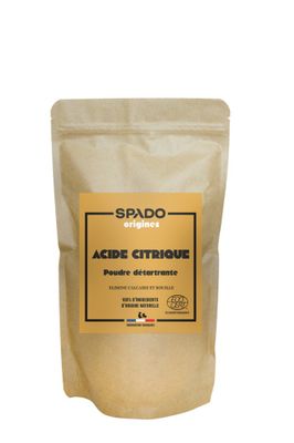 Acide citrique poudre Ecocert 800g SPADO ORIGINES