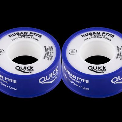 Téflon PTFE ruban de 12 m par 2 - QUICK PLOMBERIE