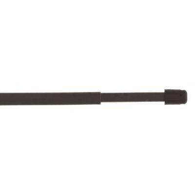 Tringle de vitrage plate extensible en métal de 0.8 à 1.4 m Finition Marron par 2 - MOBOIS