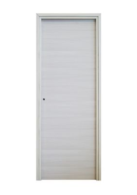 Bloc-porte postformé fin de chantier décor mélaminé IVOIRE H.204 x l.73 cm poussant droit SMIS