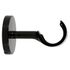 Support ouvert en métal 60 mm diam 28 mm Finition Noir brillant par 2 - MOBOIS