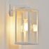 Applique extérieur E27 Lagos blanc IP44 60W - COREP