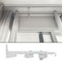 Support long double 30/90 mm pour rail express Finition Blanc par 2 - MOBOIS