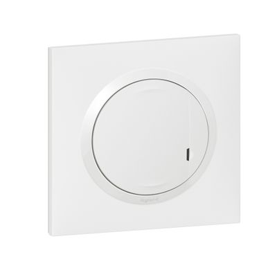Variateur de lumière connecté sans neutre + plaque Blanc - Dooxie with Netatmo LEGRAND