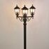 Lampadaire extérieur E27 hauteur réglable Valence noir IP54 60W - COREP