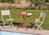 Table de jardin pliante GUERIDON aluminium terra 70 x 70 cm, Livraison à domicile incluse - PROLOISIRS