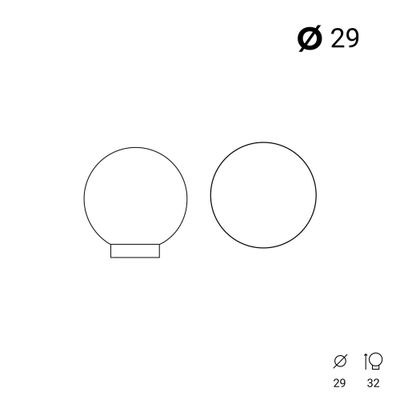 Bouton de meuble rond bois hêtre diamètre 29 mm par 6 REI