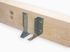 Support de poutre en U ailes extérieures à écartement variable gauche acier galvanisé 30 x 140 mm - ALBERTS