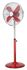 Ventilateur sur pied rouge Ø 40 cm 55 W - DOMAIR