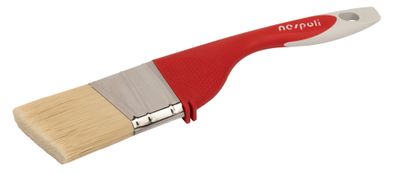 Pinceau ergonomique 30 mm manche bi-matière spécial peinture glycéro NESPOLI