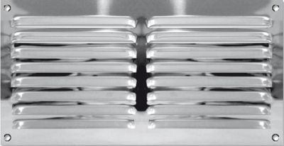 Grille à persiennes inox 190 x 100 mm AUTOGYRE