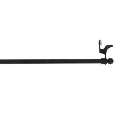Tringle de vitrage extensible de 40 à 65 cm diam 9 mm Finition noir mat - MOBOIS