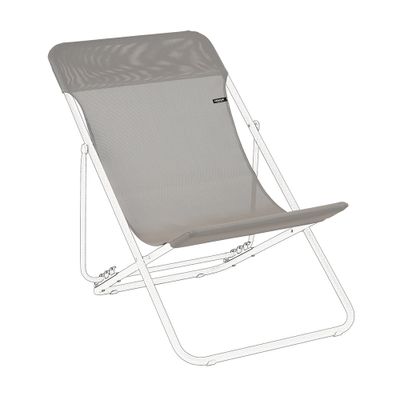 Toile de rechange pour transat gris Terre MAXI TRANSAT - LAFUMA