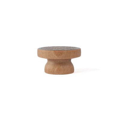 Bouton de meuble rond bois illustré diamètre 38 mm REI