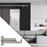 Support ouvert en métal diam de 20 à 28 mm Finition Chromé mat - MOBOIS
