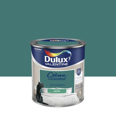 Peinture Crème de Couleur Eucalyptus satin 500 ml - DULUX VALENTINE