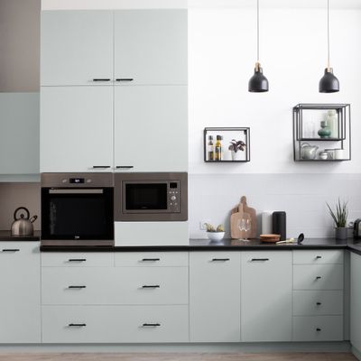 Peinture de rénovation pour cuisine tendre gris finition satinée  0,75 L - V33