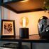 Ampoule LED G95 Hologramme globe verre ambré 4 W = 200 Lumens blanc chaud - XANLITE
