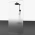 Paroi de douche à l'italienne 90x200 cm profilé noir verre brume 6 mm New Style - SCHULTE