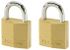 Cadenas à clés largeur 30 mm en laiton s'entrouvrant par 2 MASTER LOCK