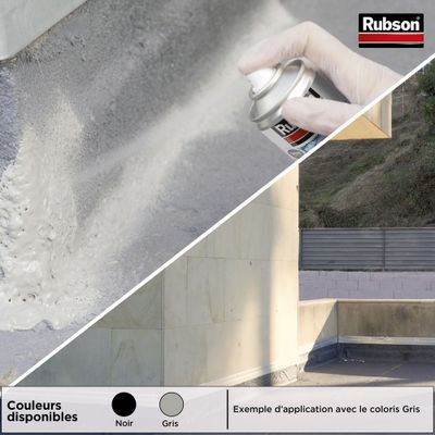 Spray d'étanchéité Waterproof noir 300 ml RUBSON