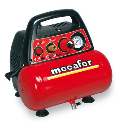 Compresseur à air 6 L 1,5 HP New Vento T/S - MECAFER