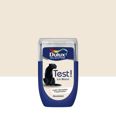 Testeur couleur Lin Blanc 30 mL - DULUX VALENTINE