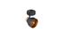 Spot E14 Valentin noir et bois 10W - REALITY