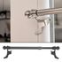 Tringle de vitrage extensible en métal de 25 à 40 cm diam 9 mm Finition Météorite - MOBOIS