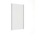 Paroi de douche latérale fixe 100x200 cm profilé chrome verre transparent 8 mm Signature - OCEA