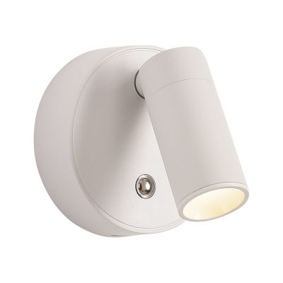 Spot LED mural en saillie orientable et sans fil blanc variable CCT Blanc - Noli ARLUX