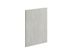 Porte pour meuble de cuisine Glossy metallo 01 brillant 56 x 60 cm OFITRES