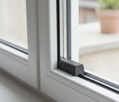 Profilé 1/4 rond PVC anthracite 12 x 12 mm 2,60 m CQFD