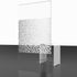 Paroi de douche à l'italienne 100x190 cm profilé noir verre sérigraphié galets 5 mm NewStyle - SCHULTE