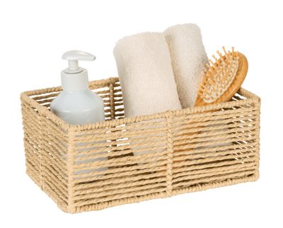 Corbeille de salle de bains beige Meria S - WENKO