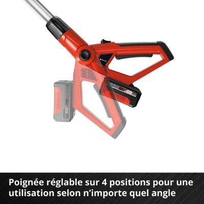 Élagueuse taille-haie batterie sur perche guide 18V GEHC EINHELL