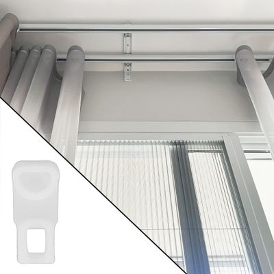 Suspendeur pour rail 24 x 16 mm en PVC Finition Blanc par 12 - MOBOIS