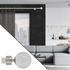 Embout déco bulles en métal diam 28 mm Finition Chrome mat - MOBOIS