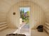 Sauna extérieur rond en bois Palmako Anita 4 places avec poêle - 8,6 m² - PALMAKO