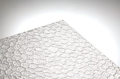 Panneau de verre synthétique nid d'abeille 2,50 mm 200 x 100 cm