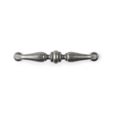 Poignée de meuble zamak vieil argent entraxe 96 mm REI