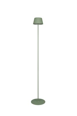 Lampadaire extérieur rechargeable LED Suarez vert pistache IP44 200 lumens blanc chaud - REALITY